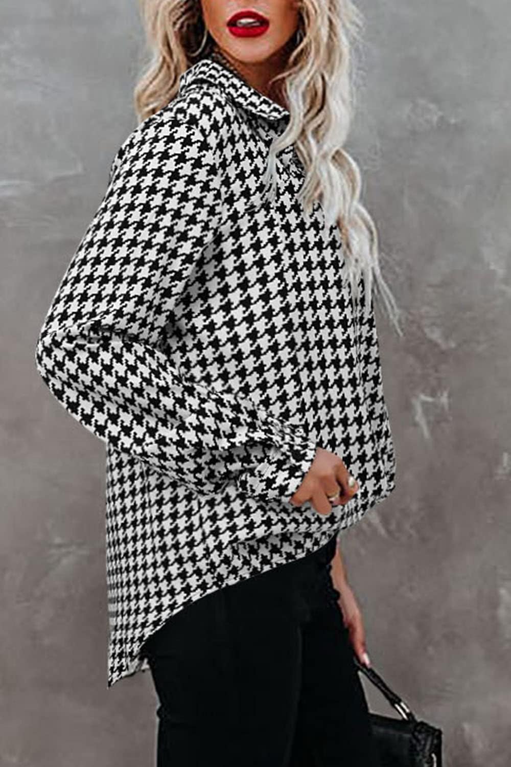 Magritta Women's Shirts Fashion Casual Loose Fit Long Sleeve Button Down Lightweight Collared Blouse Tops - Image 4