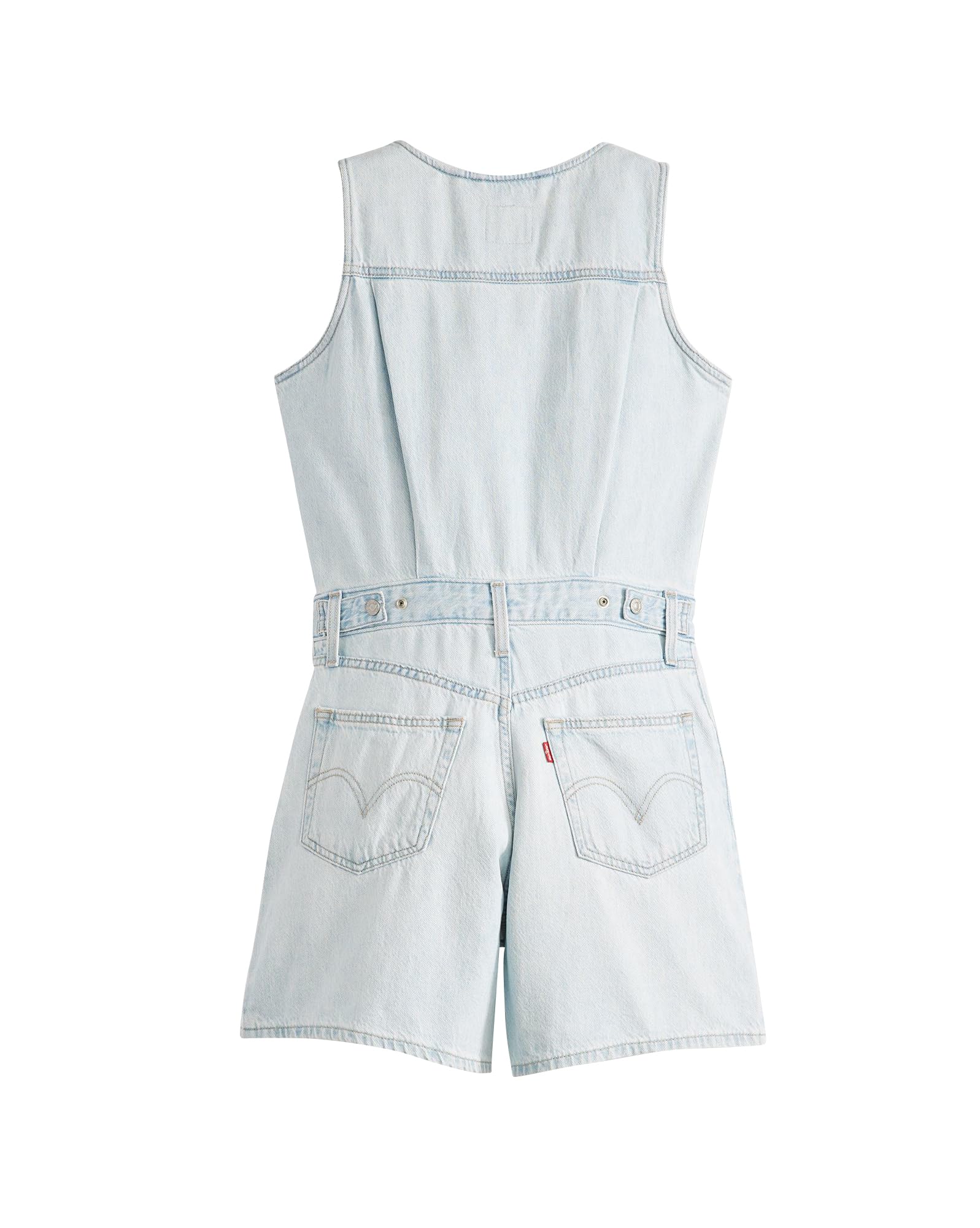 Levi's Mujer Overall Vest Romper con botones, Standard Fit