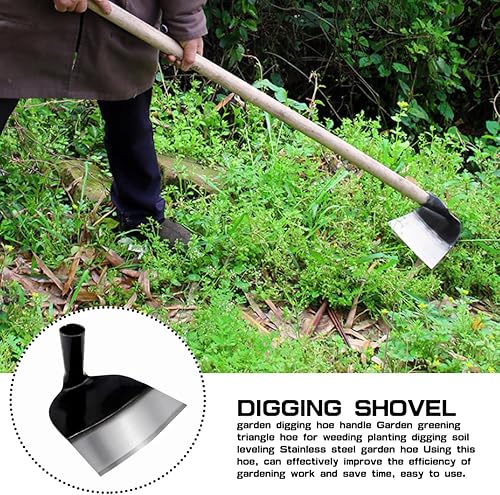 Miniatura 5 de Reemplazo de cabeza de azada de mano para jardinería, aflojamiento del suelo, deshierbe y excavación (7.3 in)