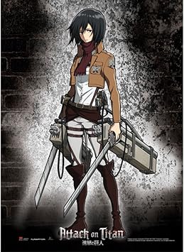 ATTACK ON TITAN - Mikasa Wallscroll