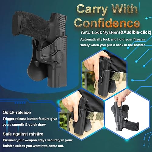 Miniatura 4 de Funda para Barrel Smith & Wesson M&P de 4.25 pulgadas + funda de pierna caída