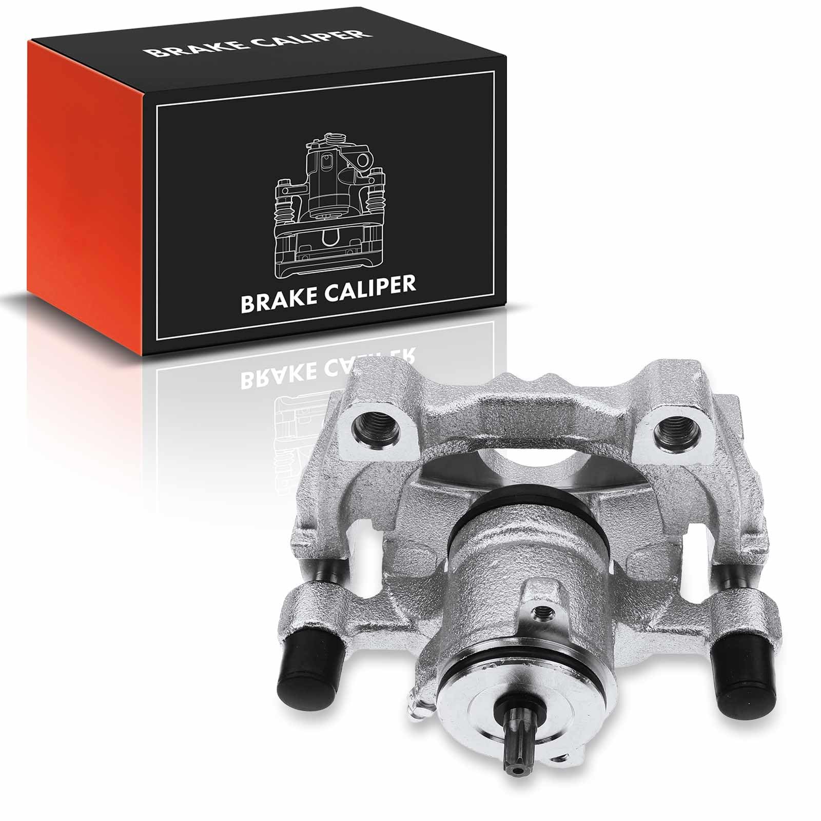Frankberg Bremssattel Bremszange Hinten Rechts mit Halter (Lochabstand Halterung 90mm) Kompatibel mit Golf VII Golf Alltrack A3 T-R.O.C K.a.r.o.q TT Q2 Replace# 344837