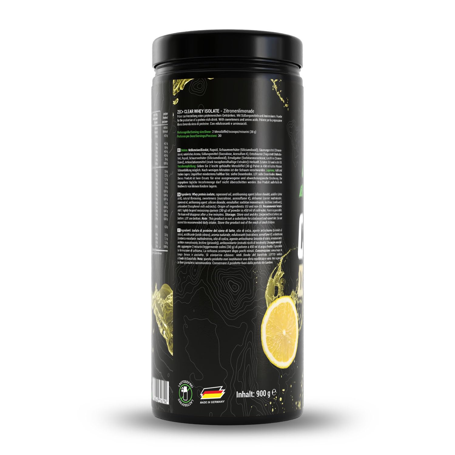 Zec+ Clear Whey Isolate (900g) Lemonade - Białka - Clear Protein