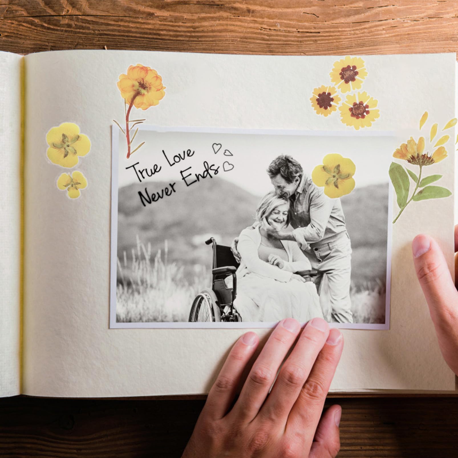 jojofuny 20 Juegos Pegatinas de Flores de Calcomanías Decorativas para Álbumes y Diarios para Manualidades Diy Estilo Retro para Scrapbooking y Decoración Personalizada