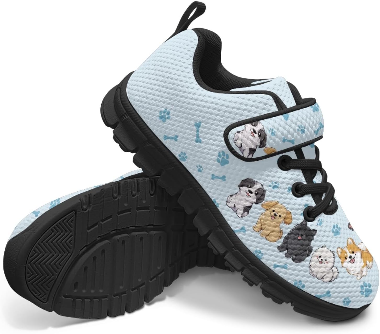 Shoes for Girls Fashion Floral Print Athletic Sneakers Comfy Breathable Sports Running Shoes for Teenager Girls - Image 2