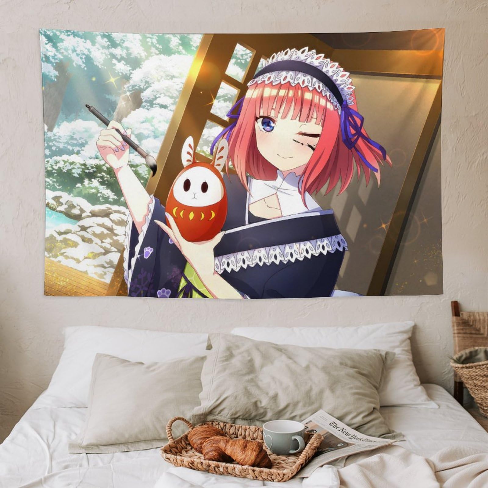 Amazon.co.jp: 五等分の花嫁 中野二乃 タペストリー 壁掛け 多機能