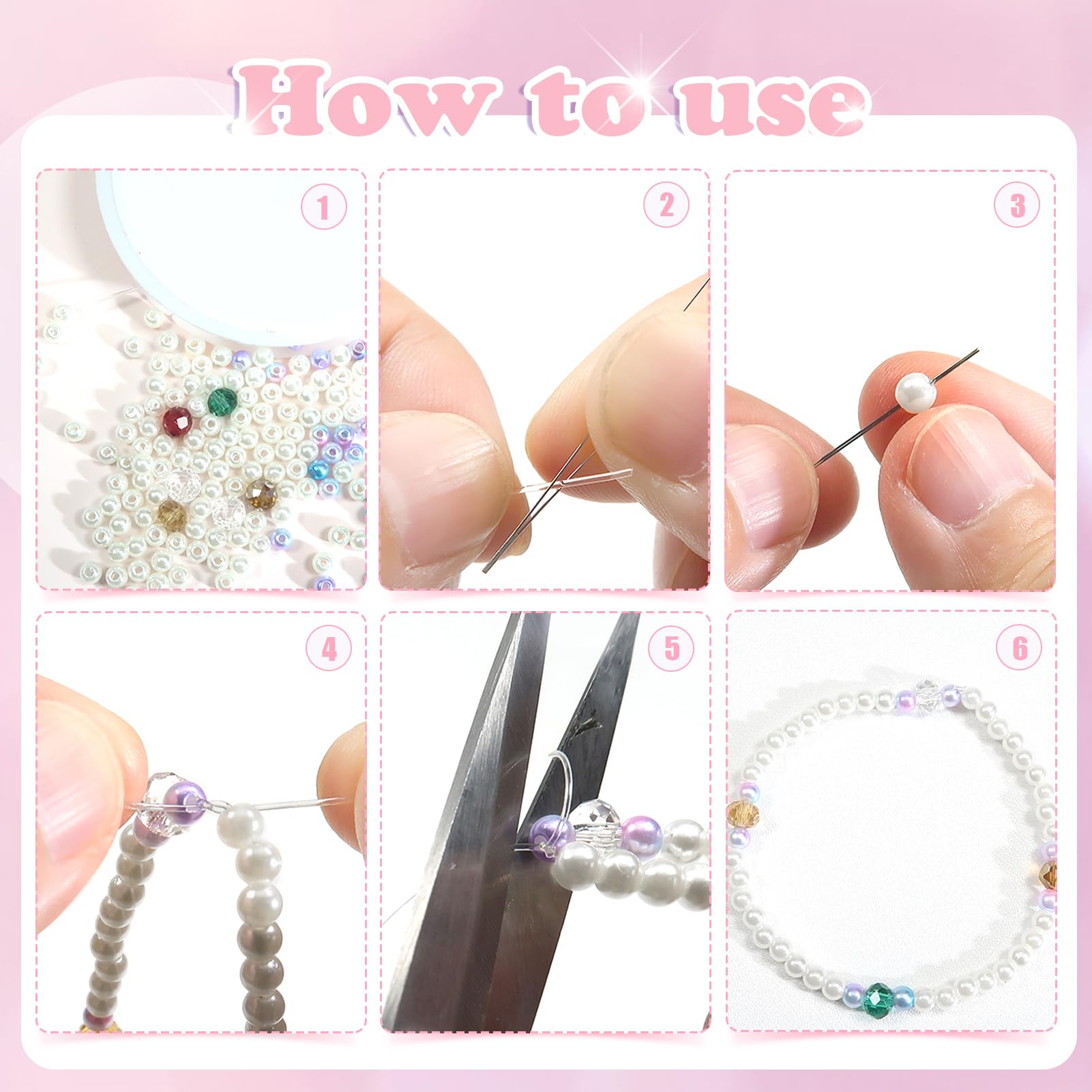 Kit Perles pour Bracelet Adulte, Kit Bracelet Perle de