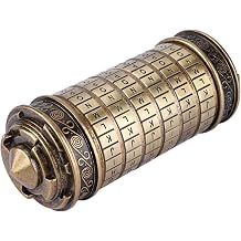 Akozon Cryptex 6 Lettres Code Lock Ring Holder Romantic Standard Password ILOVEU Classic Password Letter