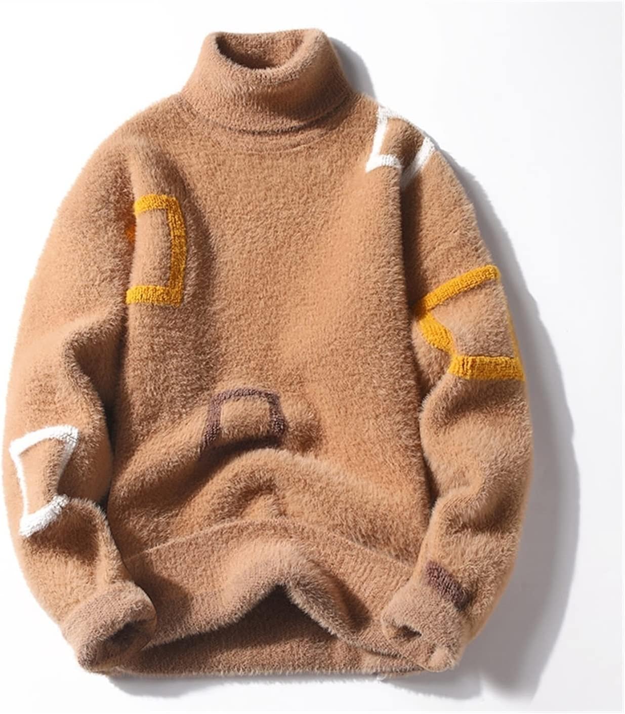 Thick Cashmere Turtle Neck Sweater Men 