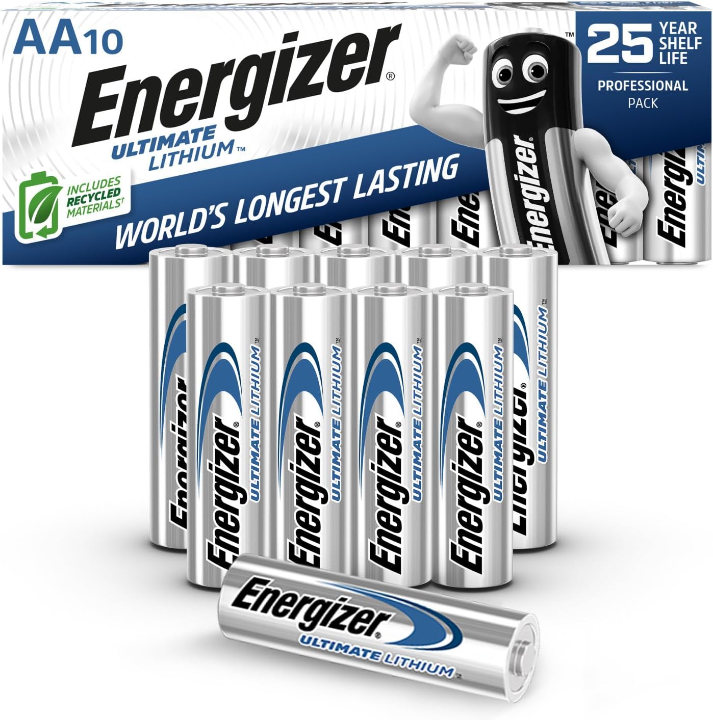 634352 AA Ultimate Lithium Battery (Pack of 10)