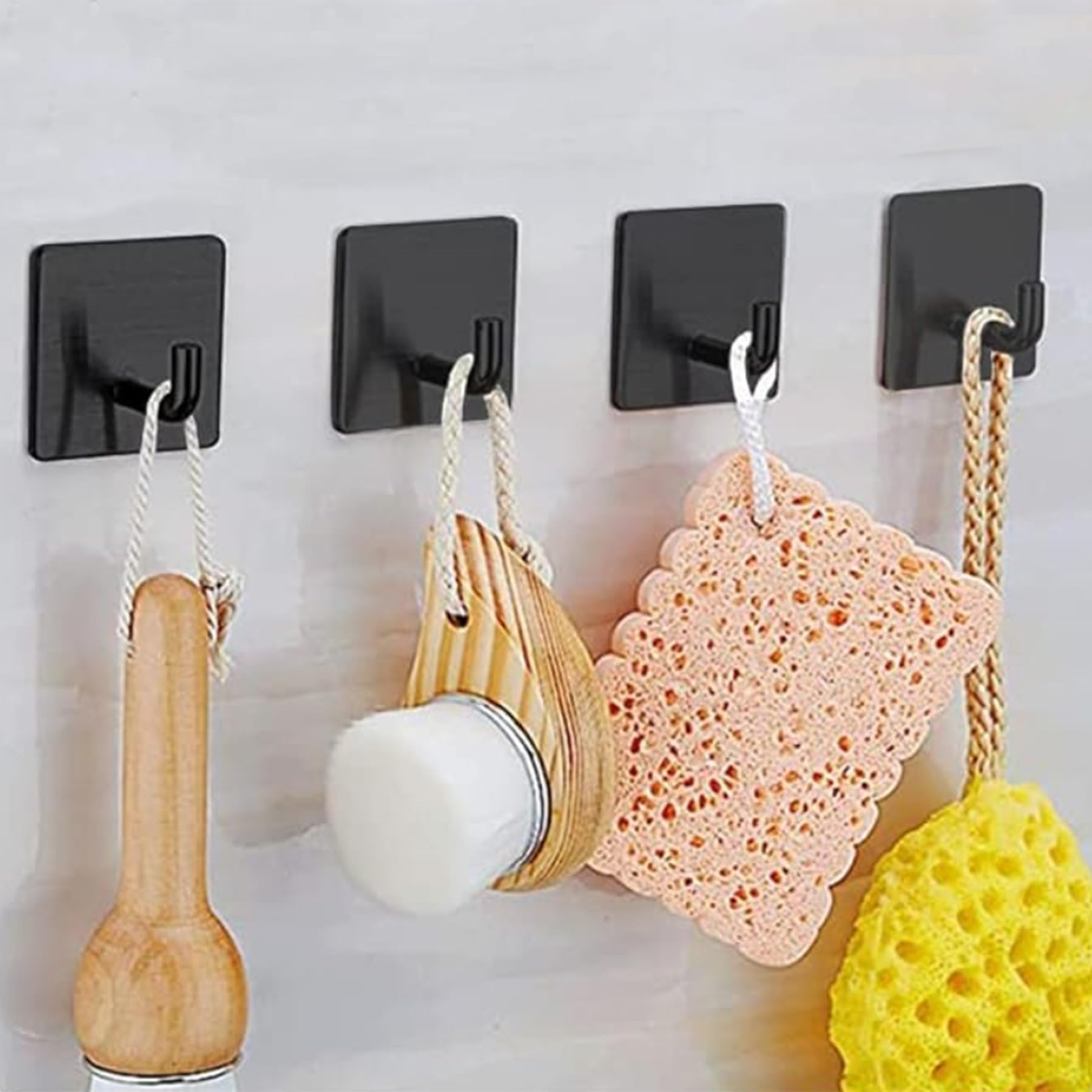 Rise age Adhesive Hooks Heavy Duty Waterproof in Shower Hooks for ...
