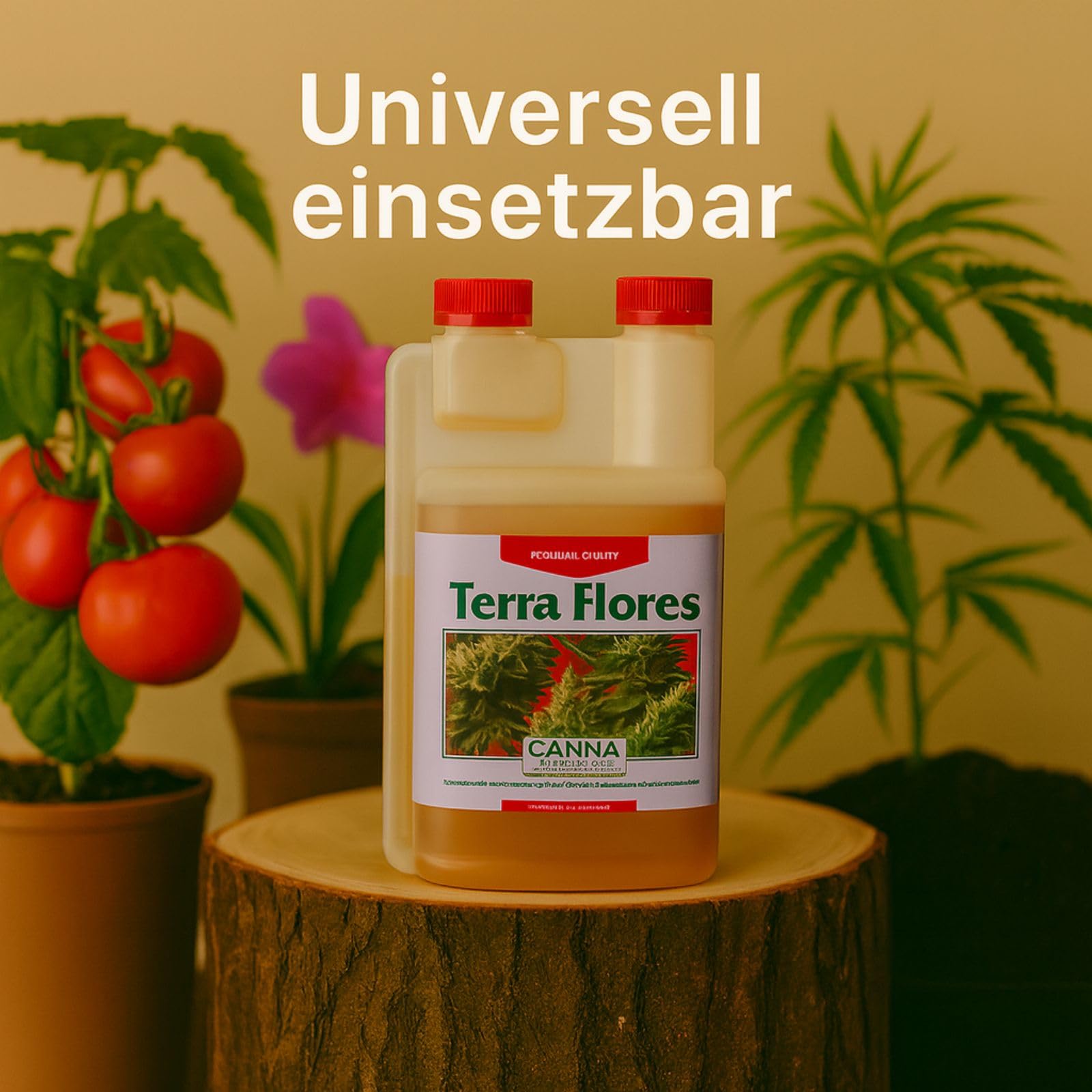 Weedness Canna Terra Flores 5 litrów – faza kwitnienia, uprawa w pomieszczeniach, kwiaty, nawóz bio-pomidorów, ogórków, nawóz organiczny
