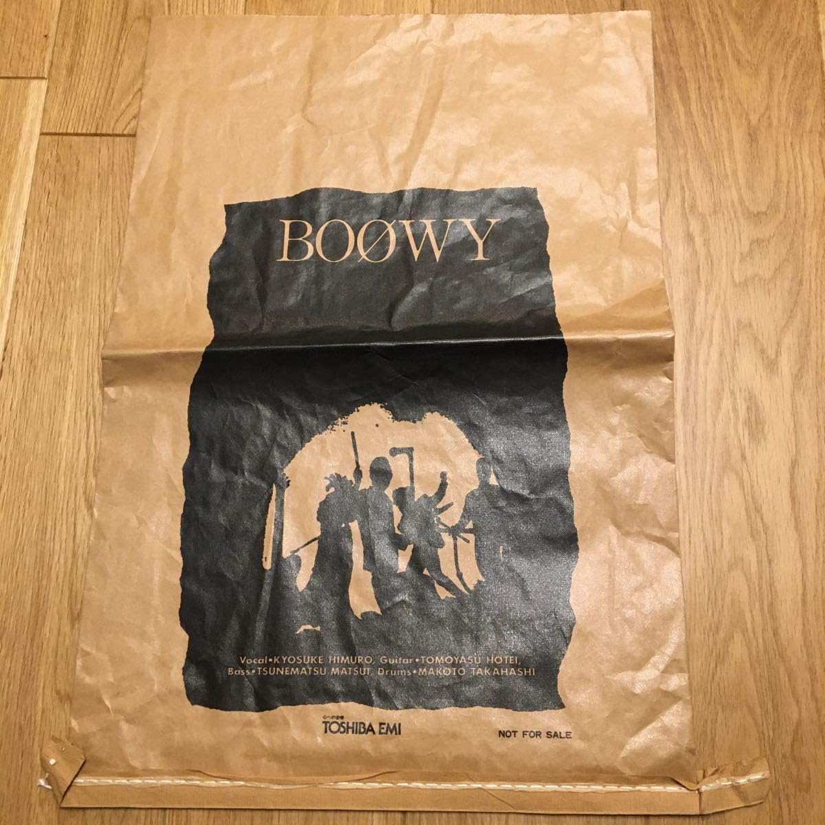 Boowy ペーパーバッグ 紙袋 氷室京介 布袋寅泰 ロック 店内限界値引き中 セルフラッピング無料 ギタリスト