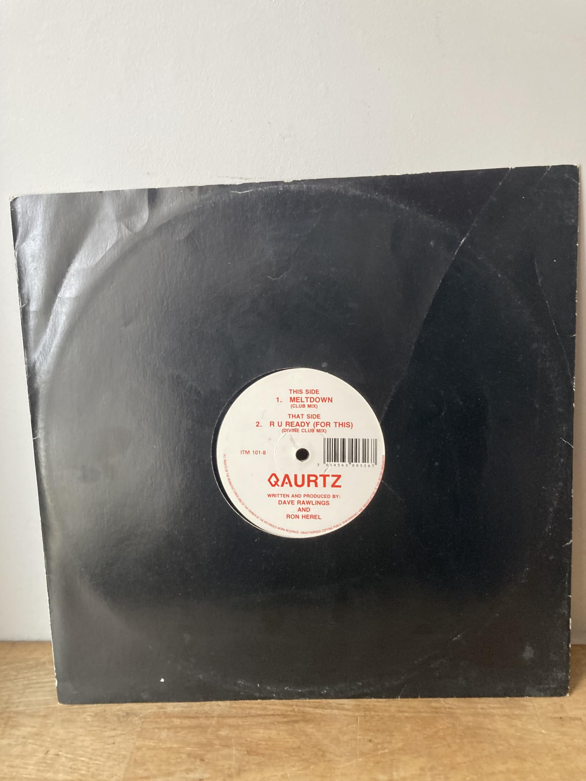 Qaurtz Quartz Meltdown (club mix) Disque Maxi 45 tours ITM 101 1989