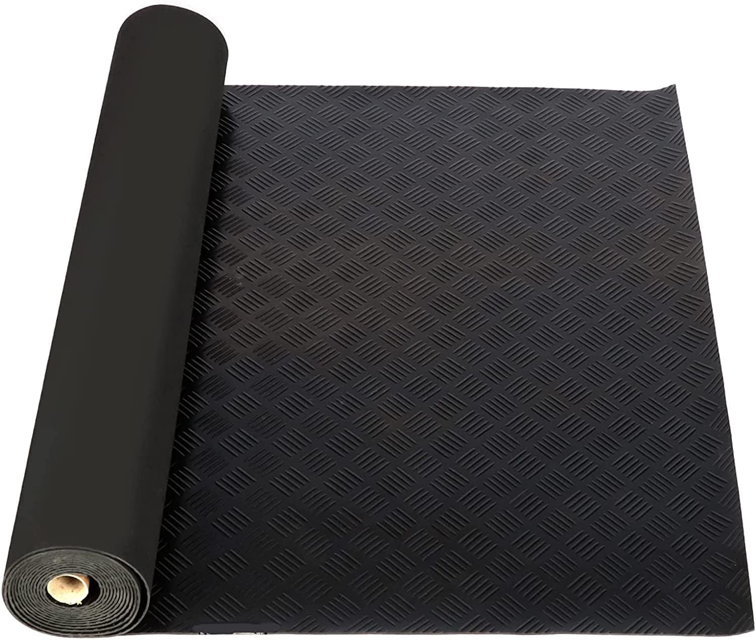 Buy ybaymy Checker Rubber Garage Flooring Mat 5M X 1M Heavy Duty Non