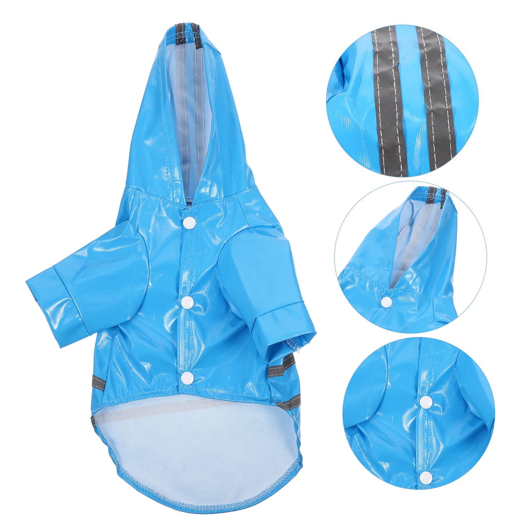Manteaux de Pluie imperméables pour Chien, imperméable pour Chien, 4 pièces, imperméable pour Petit Chien, vêtements pour Chien, Veste de Pluie, imperméables po