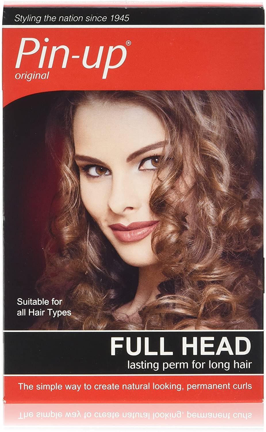 Pin-up Home Perm Full Head Cream by Pin-up Original for Unisex, Wavy Hair, Curl Enhancing, Unscented
