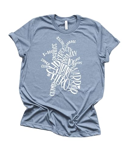 CHD Awareness Anatomical Heart Shirt 