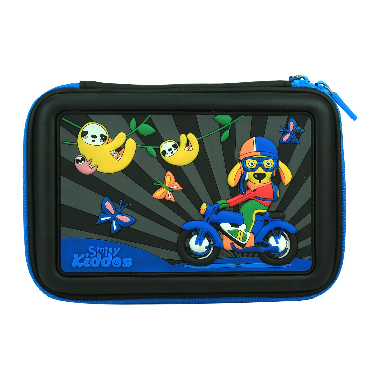 Smily kiddos | Smily Scented Hardtop Pencil Box (Pink) | kids pencil case | School Pencil Case | Pencil Case for Boys & Girls | School kids Pencil Box | Girls Pencil Box (Black)