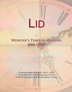 Lid: Webster's Timeline History, 2000 - 2007