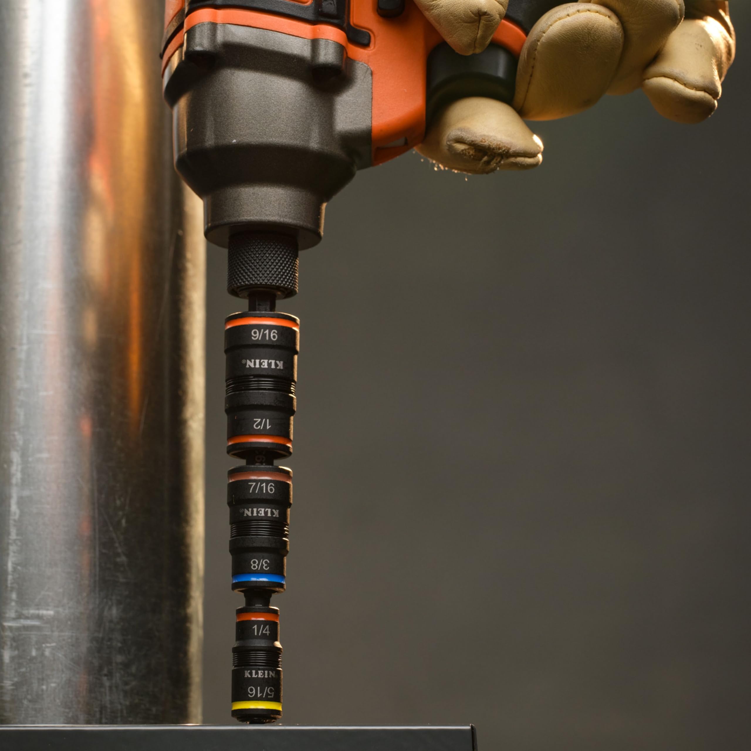 Klein Tools 32303HD - Juego de destornilladores de impacto, 20 en 1 SAE con clasificación de impacto y herramienta de destornillador con puntas Phillips, ranuradas, cuadradas y Torx