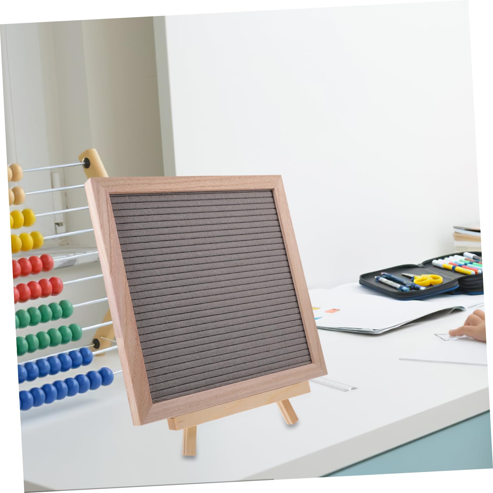 Tableau à Lettres Soi-même en Feutre avec Support Bois