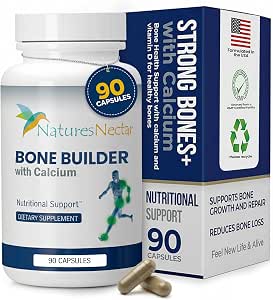 Nature's Nectar Bone & Joint Supplements for Men & Women - 90 Caps