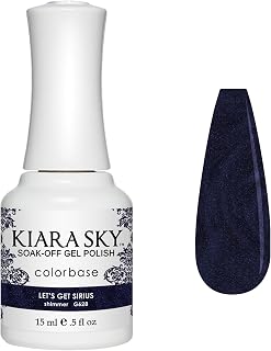KIARA SKY Soak Off Gel Nail Polish 0.5 fl oz, LET'S GET SIRIUS (G628)
