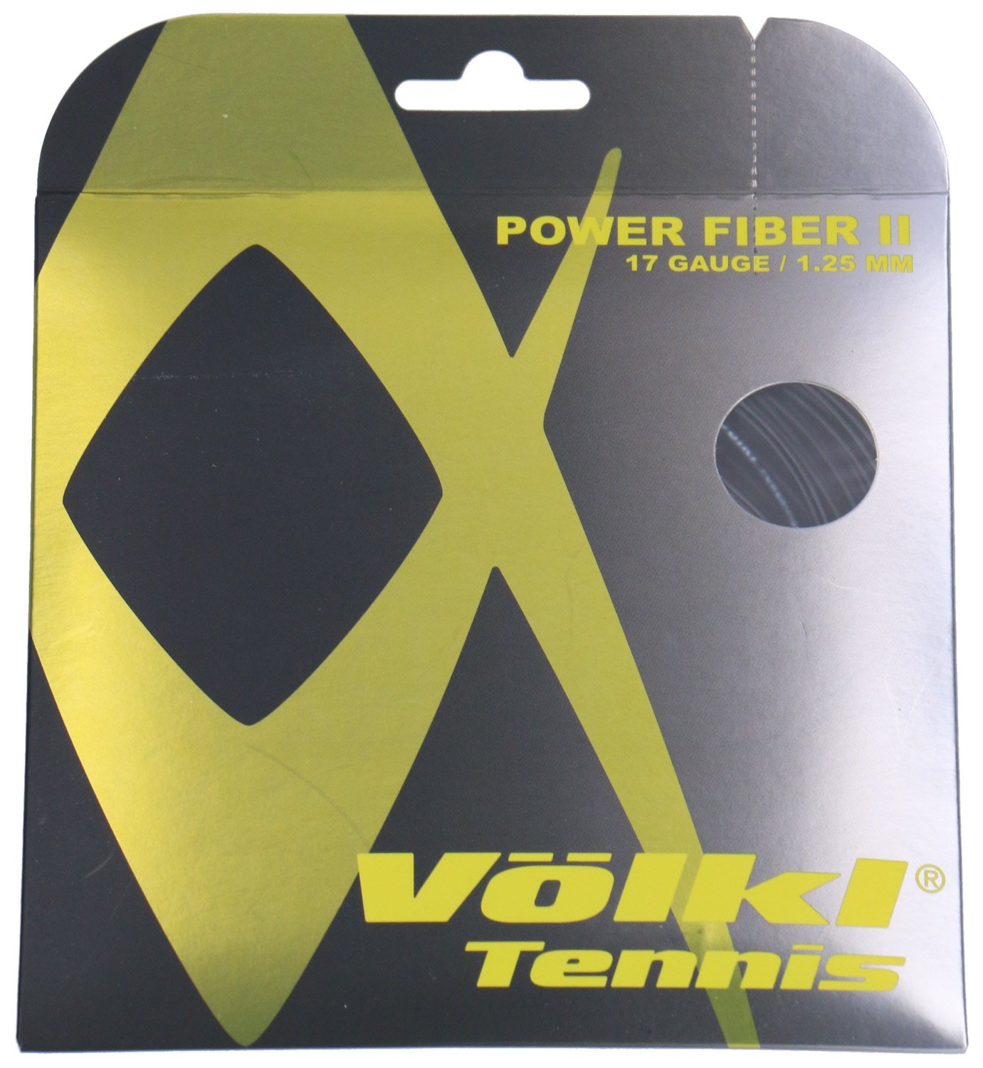 Amazon | VOLKL(フォルクル) テニス ガット PWR FIBER 2 17ゲージ