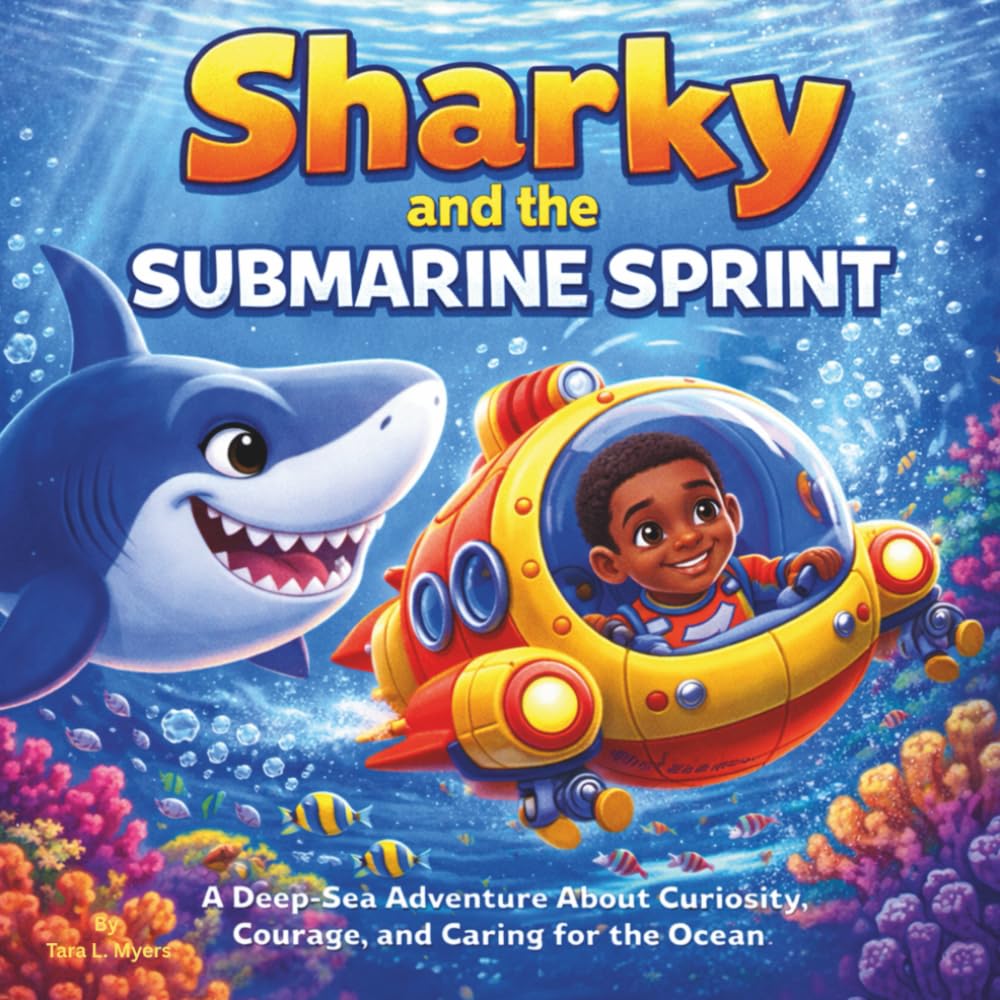 Sharky and the Submarine Sprint: Children's Storybook| A Deep-Sea Adventure About Curiosity, Courage, and Caring for the Ocean| Adventure| Animals| ... 30 Pages| Size 8.5 x 8.5| (Childrens Books)