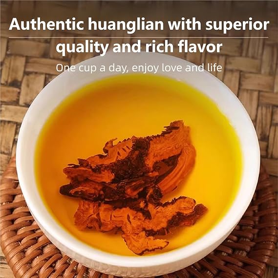 Coptis Chinensis (Huang Lian) Root Whole Pieces, 1.06oz (30g) - Dried Whole Herb with Intensely Bitter Taste, Natural Sun-Dried Herb, for Traditional Use, Herbal Tea Additive-Free