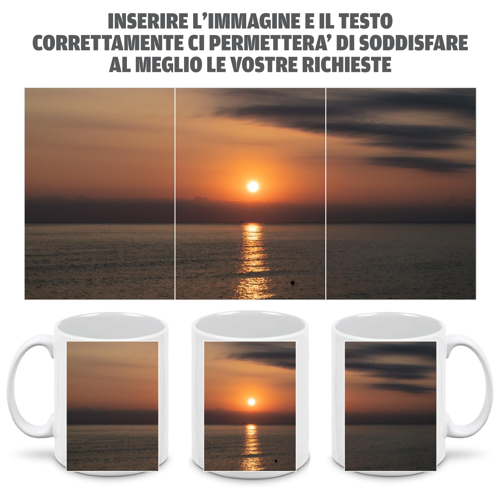 Bonomo Promotion Italia Tazza Personalizzata con Foto, Scritta o Nome – Regalo Personalizzabile per Compleanno, Festa della Mamma, Papà, Laurea o San Valentino