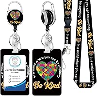 Vista 11 de Soporte para tarjeta de identificación con cordón, soporte positivo para tarjetas de identificación con carrete, retráctil, desmontable, tarjeta