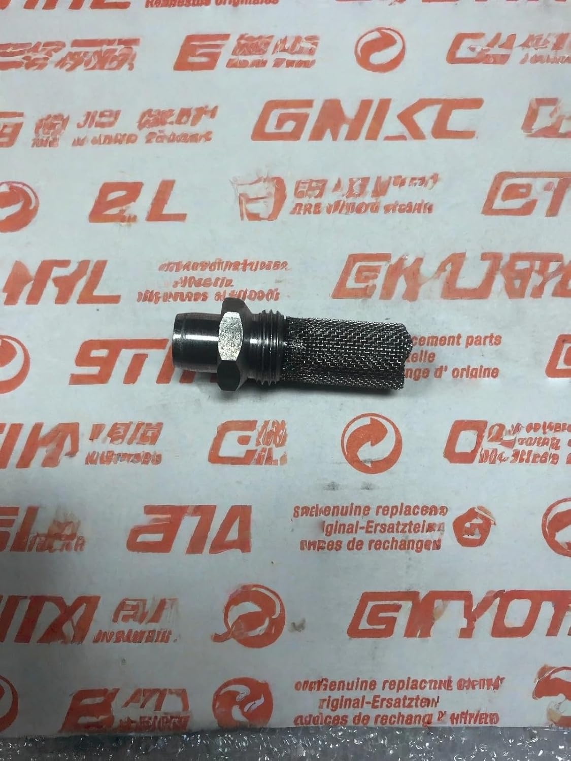 Genuine new spark arrestor 4229 140 6905 MUFFLER STUB CONNECTOR & SCREEN,Replacement for STIHL OEM