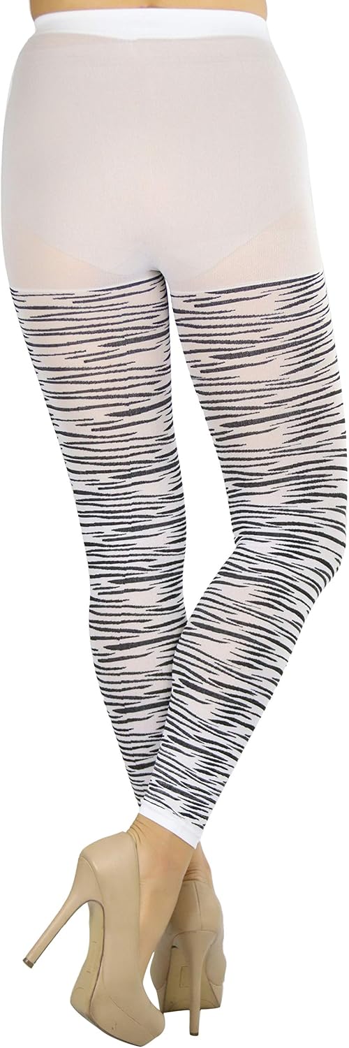 ToBeInStyle Women's Zebra Design Tights