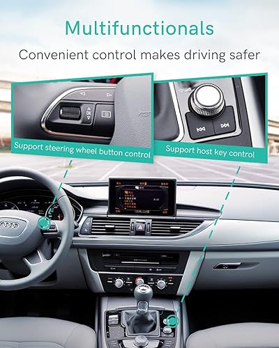 Miniatura 3 de CHOOCL Adaptador Bluetooth 5.0 para Coche para Audi con Interfaz AMI, Mercedes y Volkswagen con Conector MDI, Receptor Bluetooth con Sonido aptX-HD