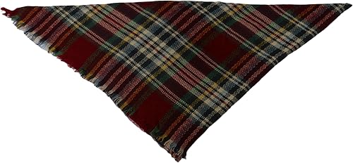 Miniatura 4 de Wander Agio - Bufanda envolvente con diseño a cuadros o triangular para mujer, cálida y larga, de punto, sensación de cachemira, chal para el