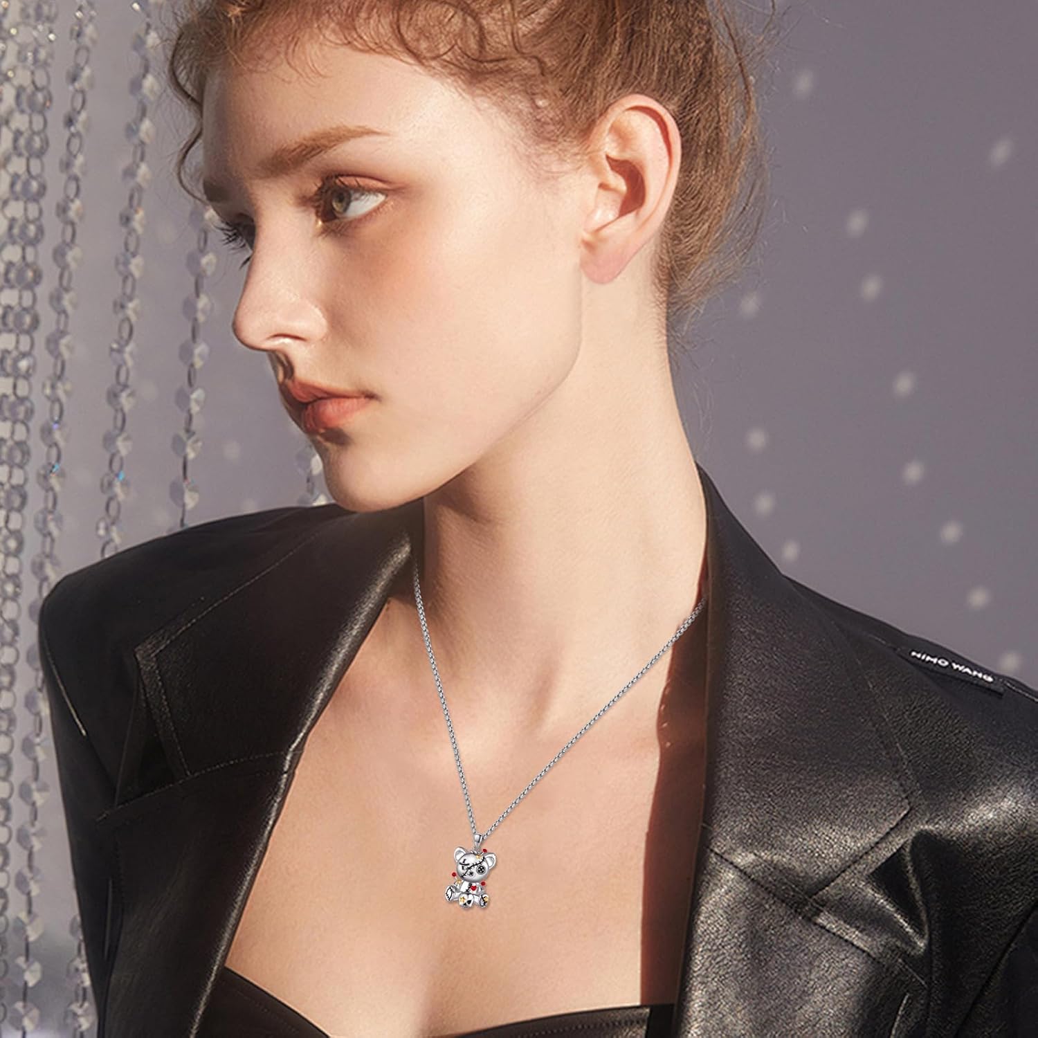 Triple Moon Goddess/Virgin Mary Necklace 925 Sterling Silver Greek Goddess Hekate Pendant Necklaces Protection Amulet Moon Sun Pentagram Jewelry for Women - Image 3