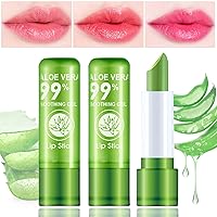 Vista 9 de Paquete de 8 lápices labiales que cambian de color de gelatina de cristal, tinte de bálsamo labial, lápiz labial mágico, cambio de color, brillo