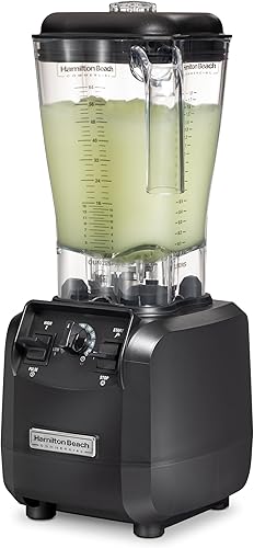 Miniatura 2 de Hamilton Beach Commercial Fury - Batidora de alto rendimiento, capacidad de 64 onzas1.8 litros, motor de 3 HP, certificado NSF, HBH550R