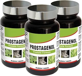NUTRI EXPERT NUTRIEXPERT - Prostagenol - Maintien de la santé du système urinaire et du fonctionnement de la prostate - 60 gélules végétales - Lot de 3 produits