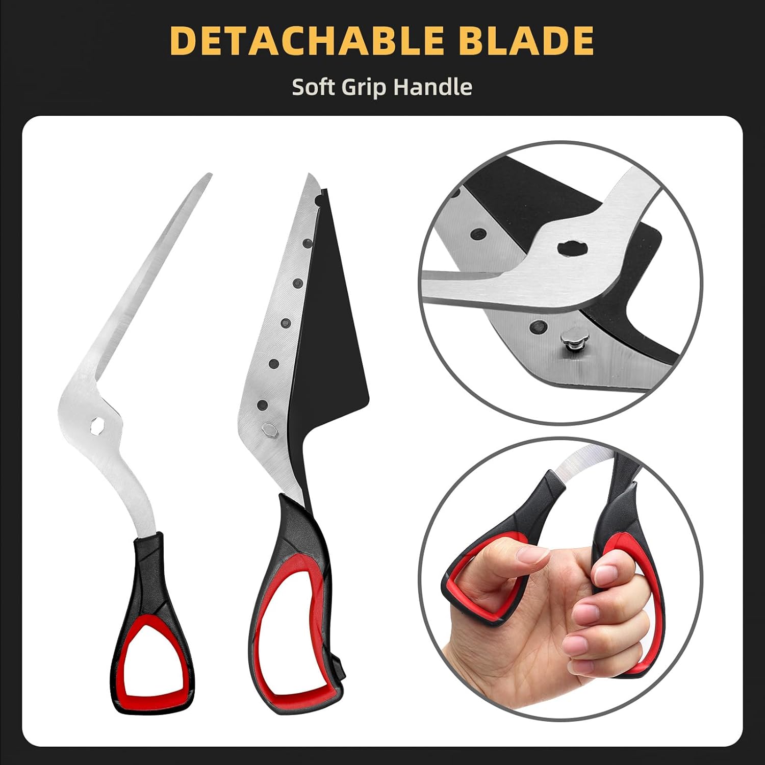 Pizza Peel Kit - Pizza Spatula with Foldable Wooden Handle,Pizza Scissors and Metal Pizza Spatula, Pizza Oven Accessories for Family Pizza Oven Baking,Dough,Bread & Pastry