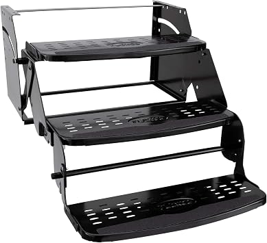 RecPro 24" Black Triple RV Steps