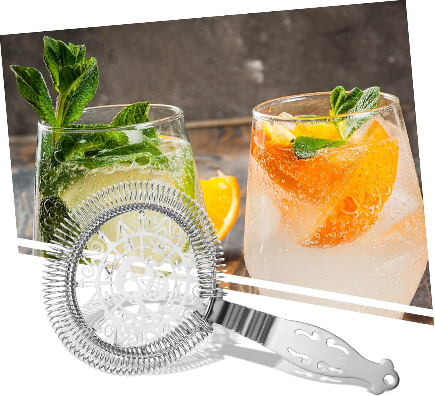 Cocktail Strainer Ice Filter Wire Mesh Strainer Barware for Bartenders Mixologists