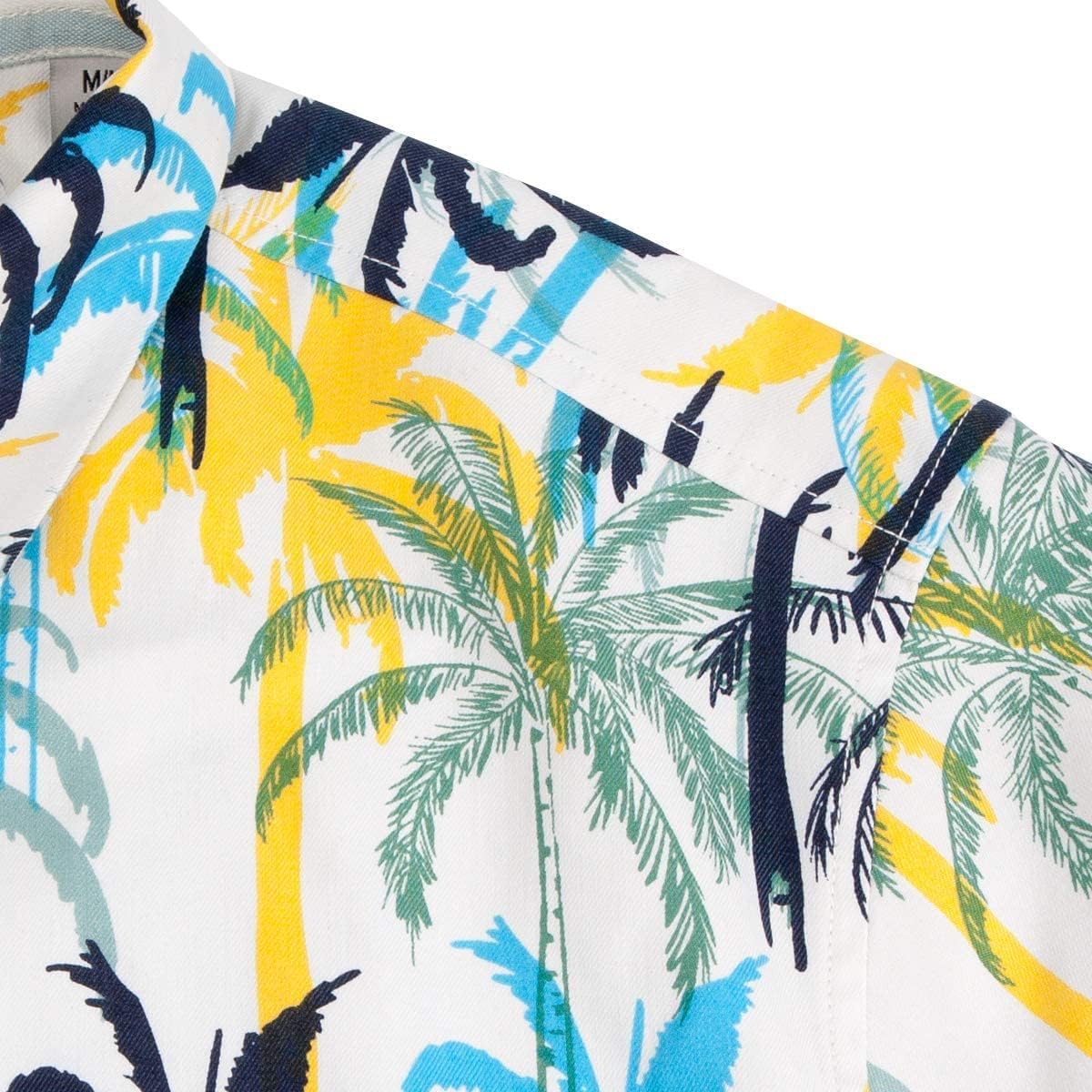 Mens Hawaiian Shirts Silk Short Sleeve Printed Beach Shirt Relaxed Fit Summer Tropical Shirts