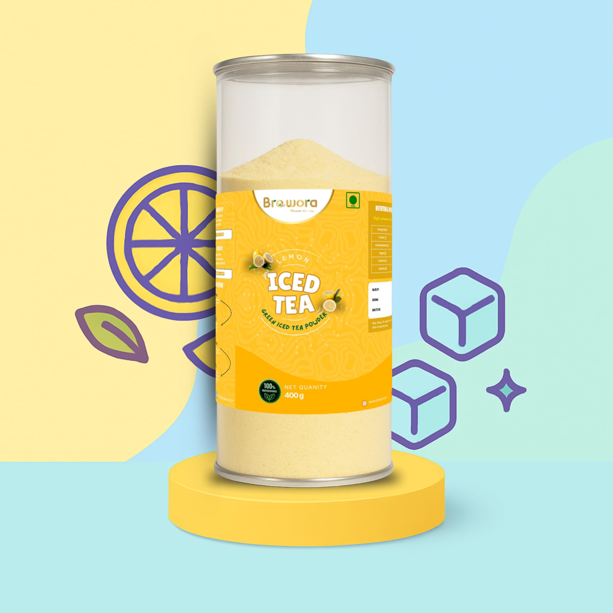 Brewora Lemon Iced Tea 1