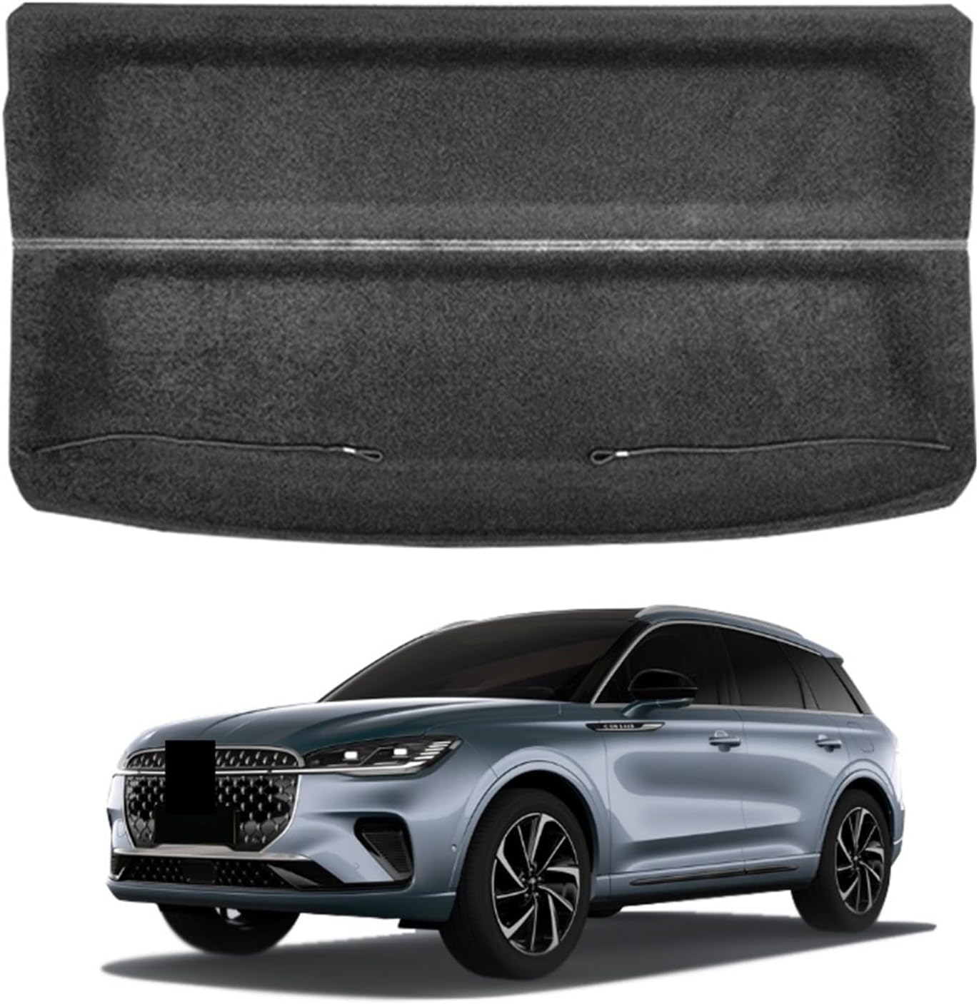For Lincoln Corsair 2020-2025 Not-retractable Trunk Cargo Cover Parcel Rack Anti-Peeping Auto Interior Accessories