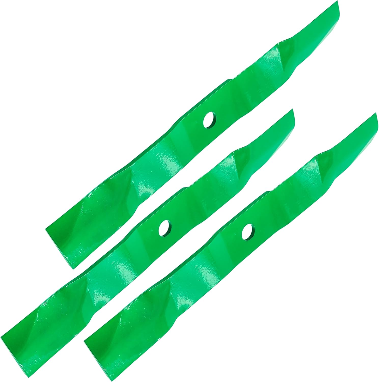 Caltric 60" Mower Deck Blades Compatible with John Deere Z915B Z915E Z920A Z925A Z930A Z930M Z930R 4610 4710 4100 4200 4300 4400 4500 4600