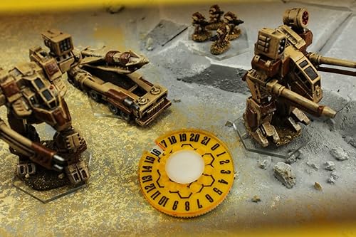 Miniatura 2 de LITKO Rueda de diales de juego Life & Wound Counter  Puntos de comando  Rastreador de puntos de victoria  Juegos de mesa y miniatura  Juegos de