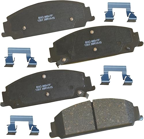 Miniatura 130 de Pastillas de freno delanteras cerámicas Bendix Premium SBC11 para modelos seleccionados Dodge Dart, Ford Fairlane, Falcon, Sedan Delivery, Mustang